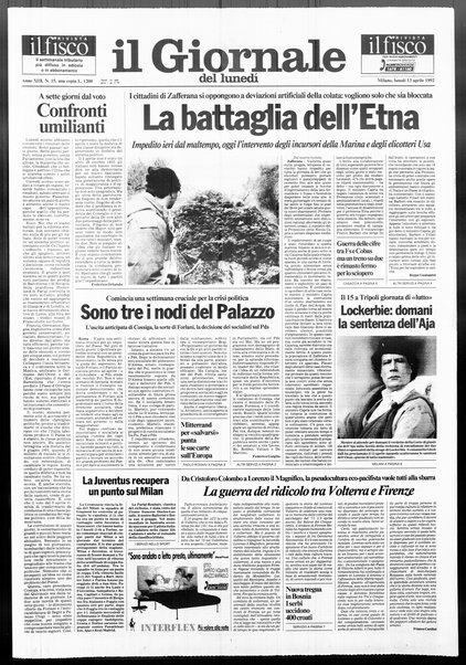 Il giornale del lunedi